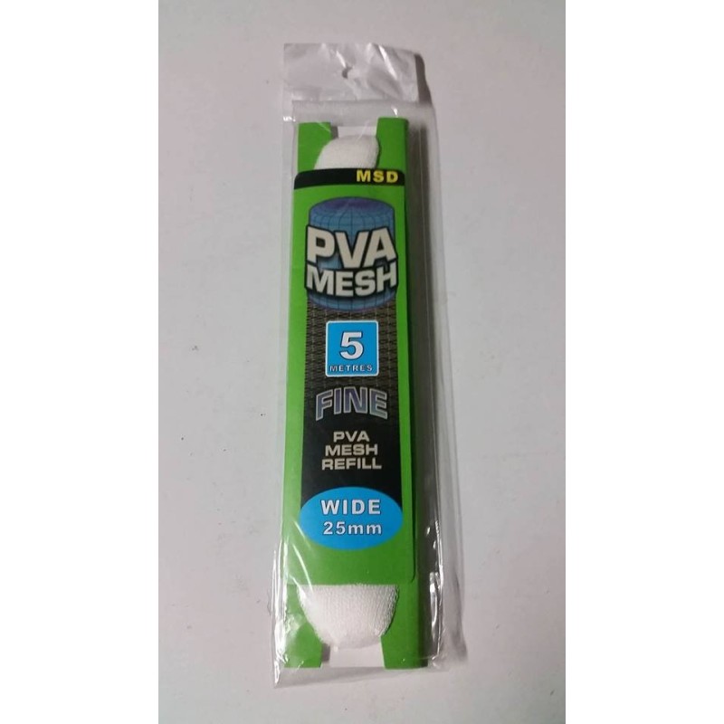 Pva mesh de 5 metre en 25 mm ou 37 mm mtbilles