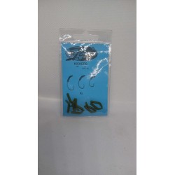 Kickers Mtbilles pour Montage Carpe - Vert - (Tailles S à XXL) - Pack de 10