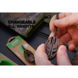 Ensemble d'amorceurs ZFISH Method Feeder ZFX 20, 30 g + moule