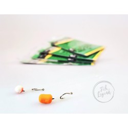 ZFISH Method Feeder Rig Spike FC 5 pièces Taille 10