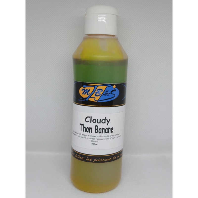 Cloudy Thon Banane 250ml - Additif Liquide Attractant Carpe |Mtbilles