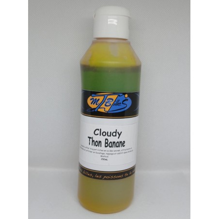 Cloudy Thon Banane 250ml - Additif Liquide Attractant Carpe |Mtbilles