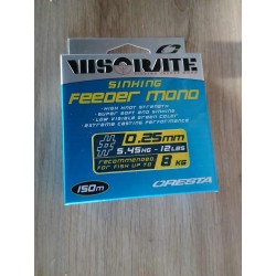 Cresta Visorate Sinking Feeder Mono 0.25mm/150m