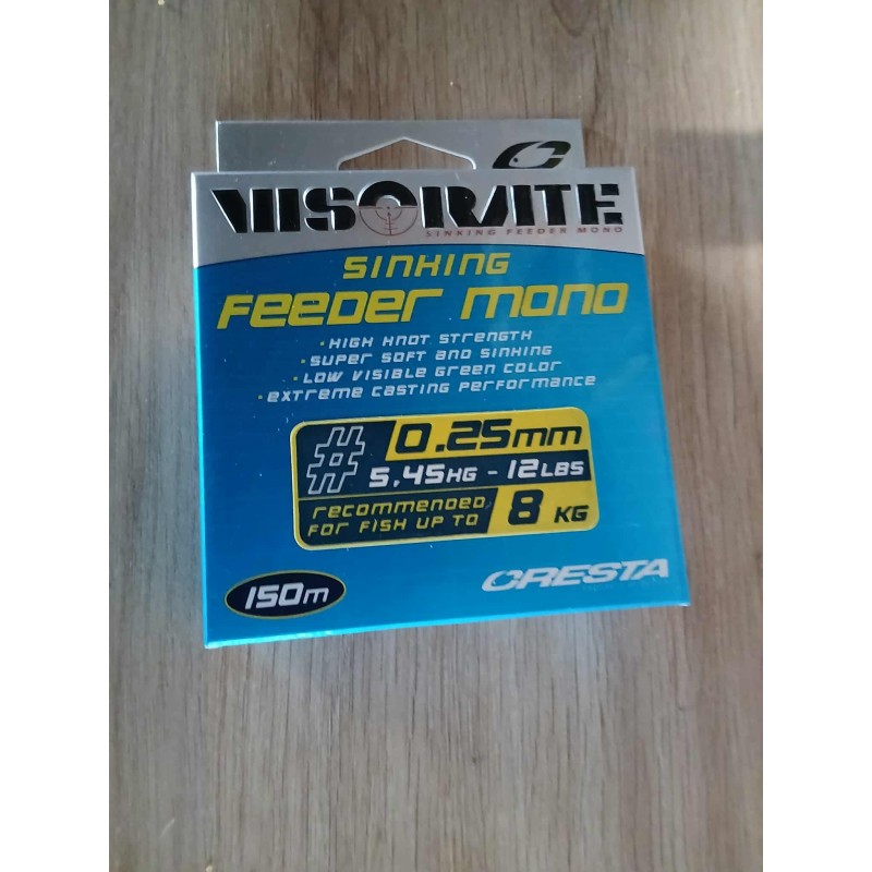 Cresta Visorate Sinking Feeder Mono 0.25mm/150m