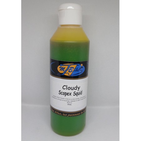 Cloudy Scopex Squid 250ml | Booster Liquide Nuageant Carpe Mtbilles