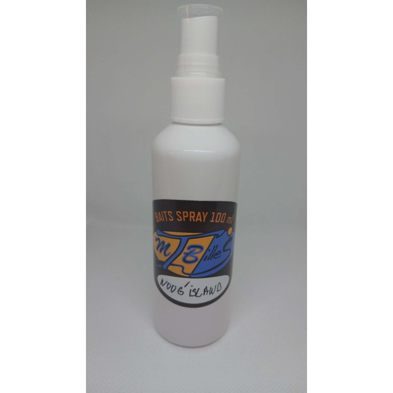 Spray Noug Island 100ml - Booster Appât Carpe Nougat | 8,50€