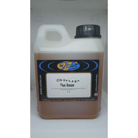 Sirop Thon Banane 1 l - Booster Liquide pour la Carpe Mtbilles