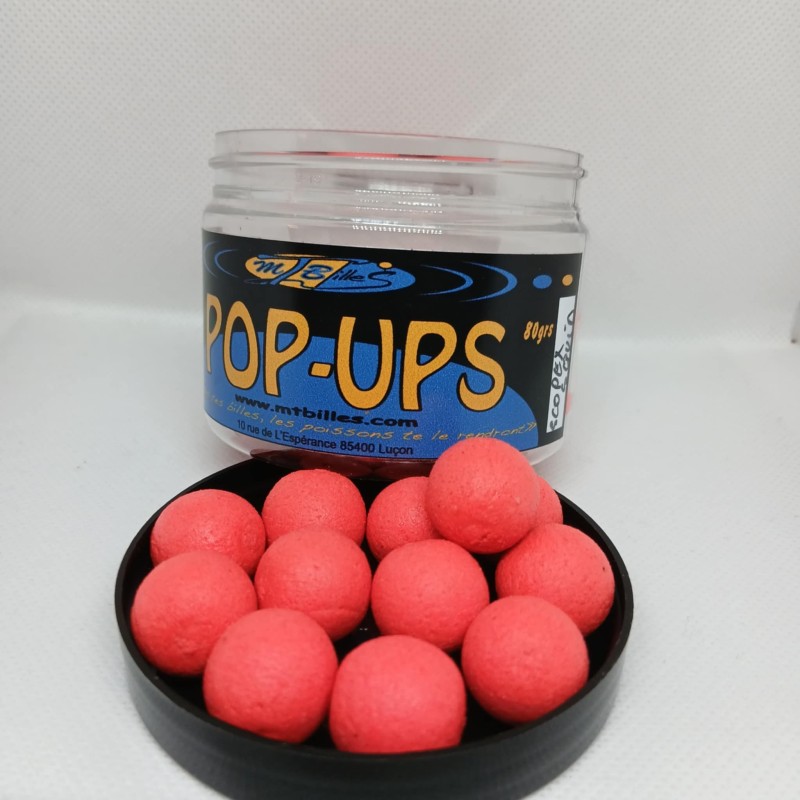 Pop-ups Scopex Squid 12/15mm | Flottaison Longue Durée mtbilles