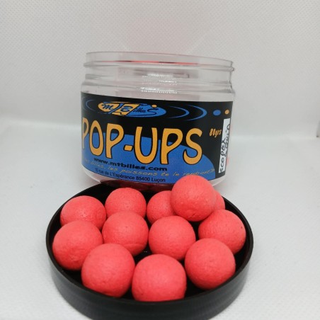 Pop-ups Scopex Squid 12/15mm | Flottaison Longue Durée mtbilles