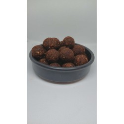 Bouillette Enrobée V2 20mm - Carné, Foie & Robin Red Mtbilles