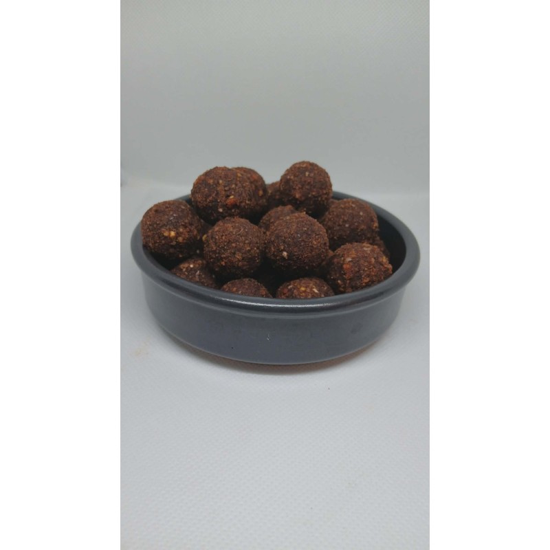 Bouillette Enrobée V2 20mm - Carné, Foie & Robin Red Mtbilles