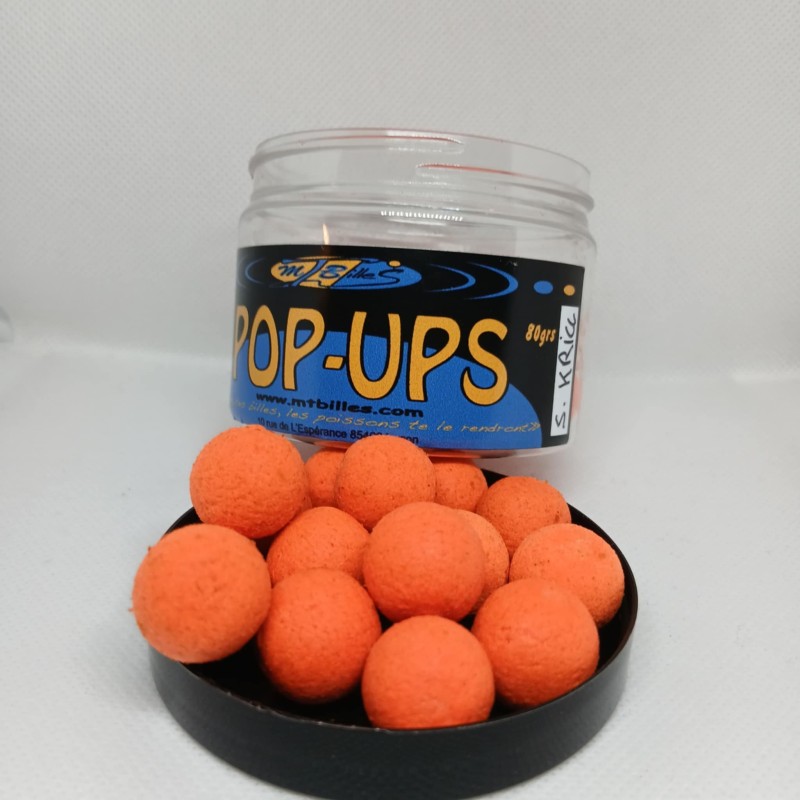Pop-ups suprême KRILL 15 mm | Appât Carpe Atypique mtbilles