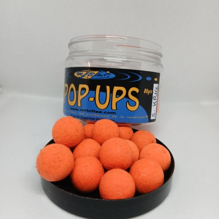 Pop-ups suprême KRILL 15 mm | Appât Carpe Atypique mtbilles