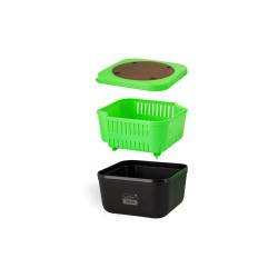 Zfish Bait Box L 1,87L : Boîte à Appâts avec Passoire Amovible