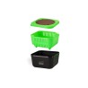Zfish Bait Box L 1,87L : Boîte à Appâts avec Passoire Amovible