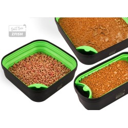 Zfish Bait Box S 0,47L : Petite Boîte à Appâts avec Passoire