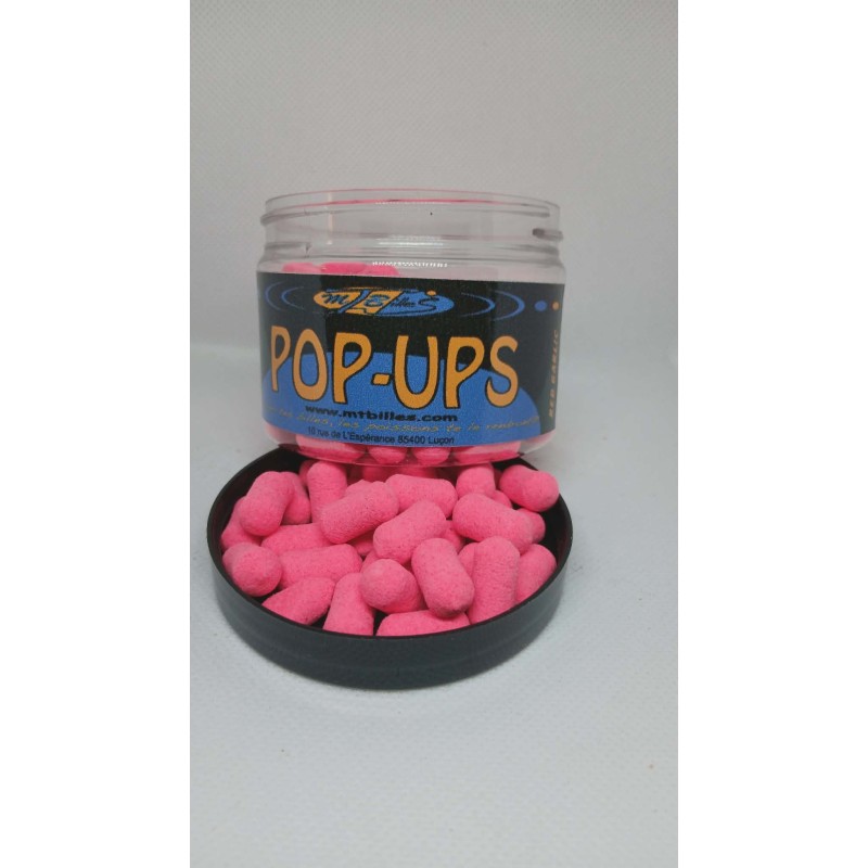 Dumbells Pop-Ups Rose Red Garlic 10x15mm - MT Billes | 8,50€