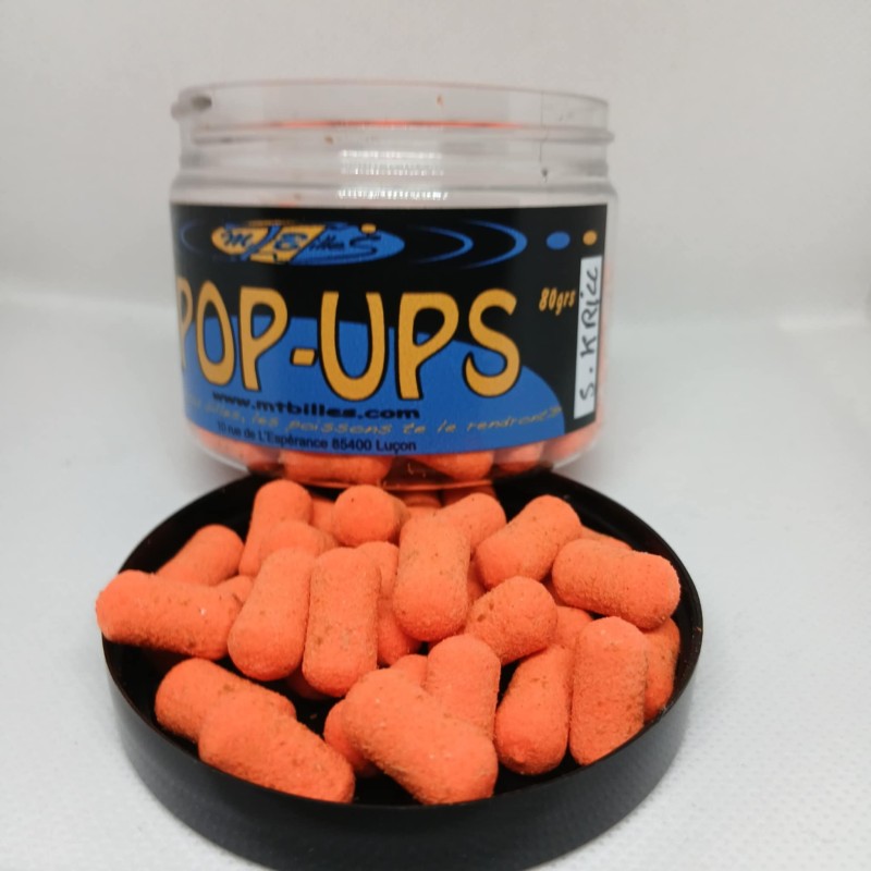 Pop ups dumbell  10x15 suprême krill sa couleur orange sublime les carpe ,mtbilles