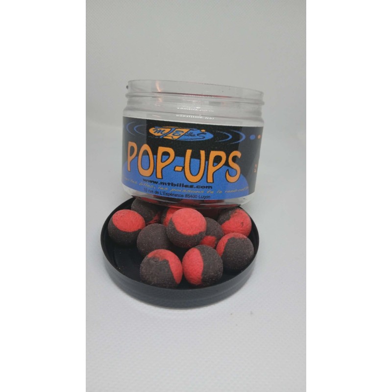 pop ups v2 en 15 et 12 mm Mtbilles