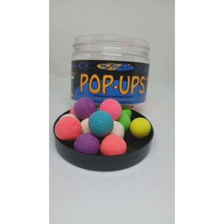 Pop ups  15 mm neutre multi couleur