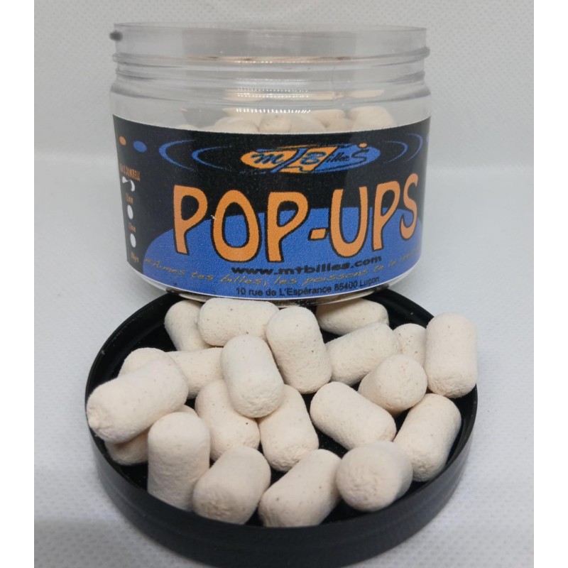 Pop-ups Dumbell  Noug'Island 10x15 mm | Esches Flottantes Carpe - MT Billes