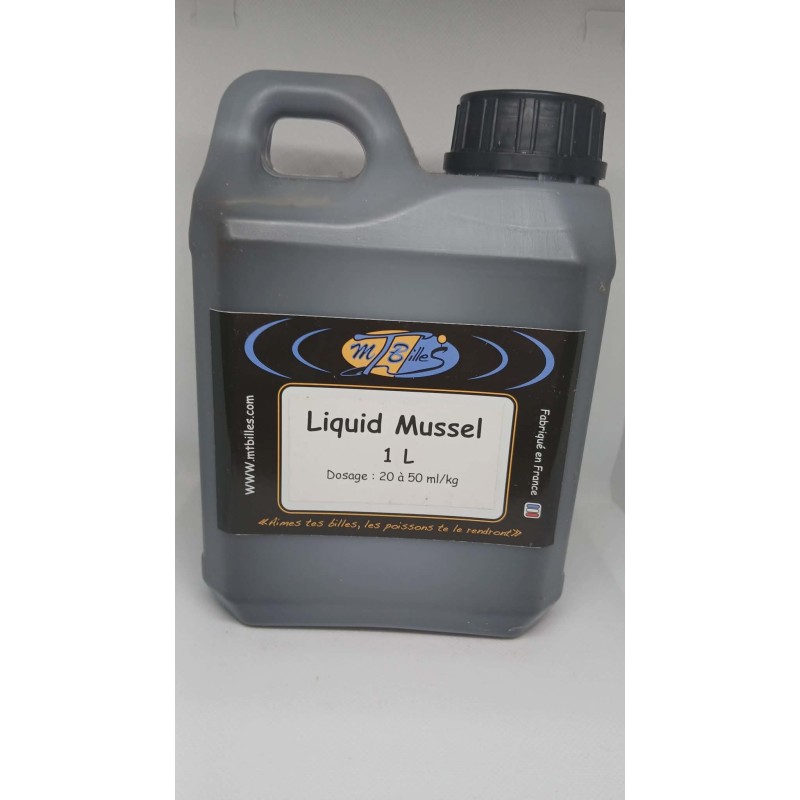 Liquid Mussel Pure 1L - Attractant Moule pour Pêche de la Carpe | MTBilles