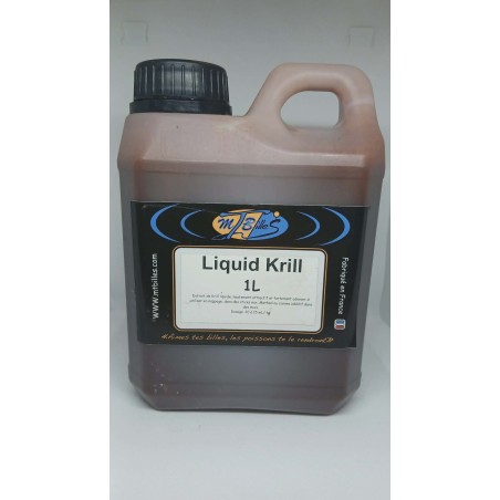 Krill Liquid Pur 1L - Hydrolysat de Crevette pour Pêche Carpe | MT Billes
